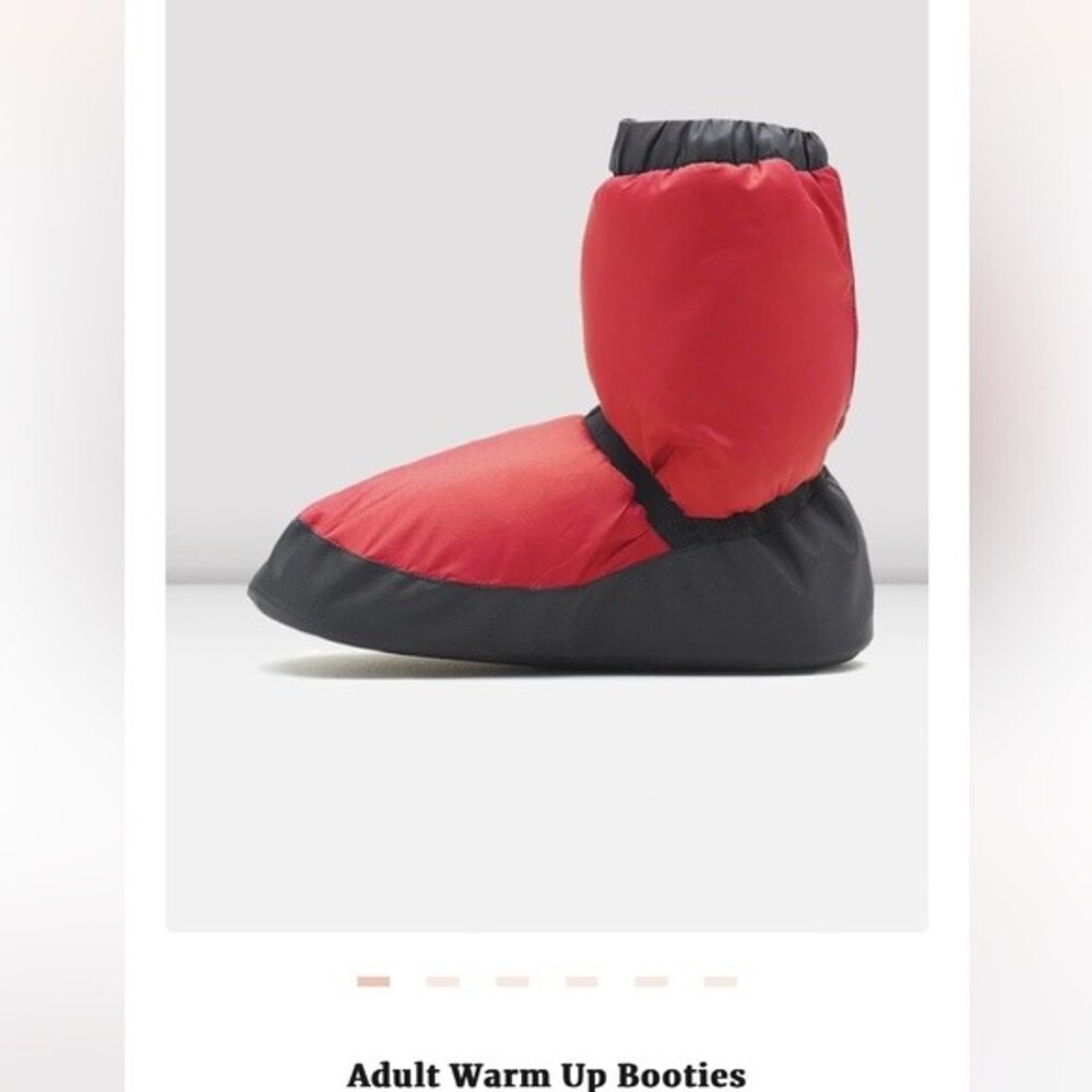 Bloch adjustable dancer shoe protector. Worn for one season. Burgundy and black